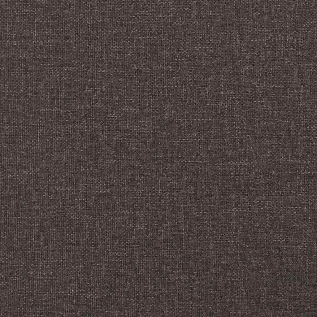 Chesterfield-Sessel Dunkelbraun Stoff