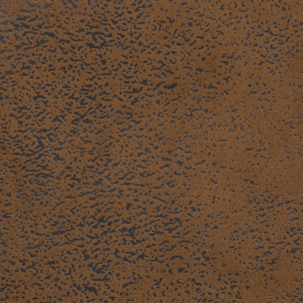 Chesterfield-Sessel Braun Kunstleder in Wildleder-Optik