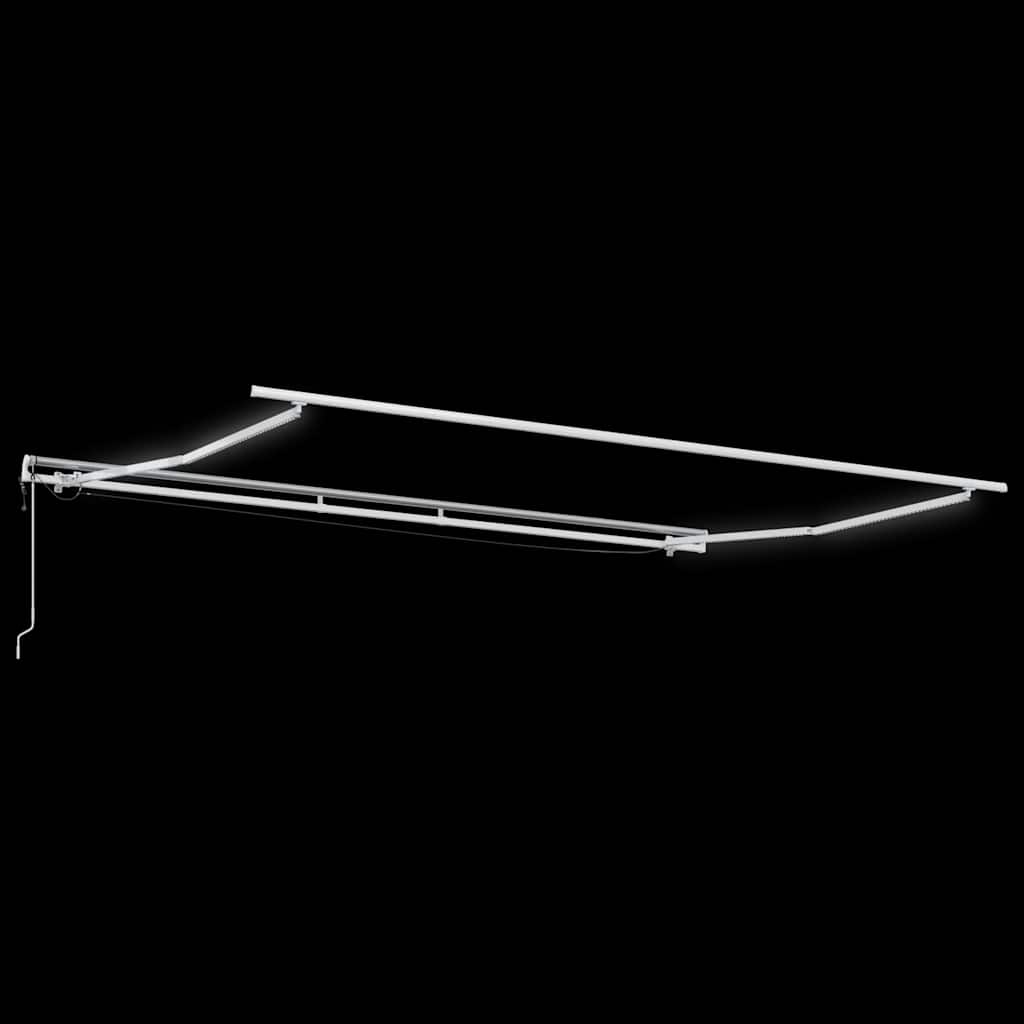 Markise Automatisch mit LED Weinrot 400x300 cm