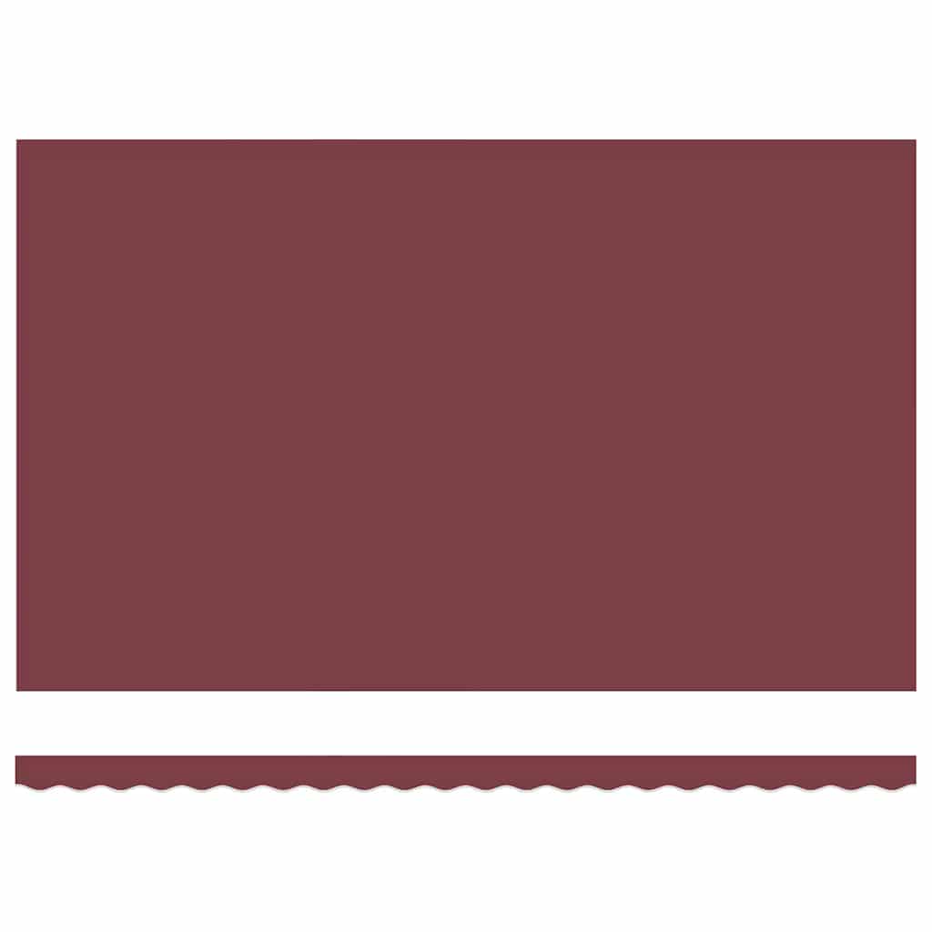 Markise Automatisch mit LED Weinrot 500x300 cm