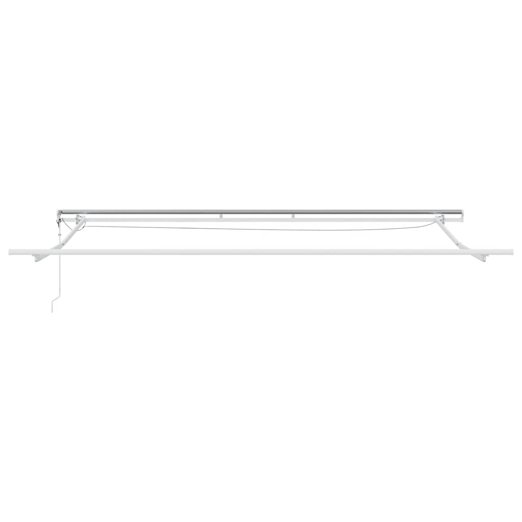 Markise Automatisch mit LED Braun 400x300 cm