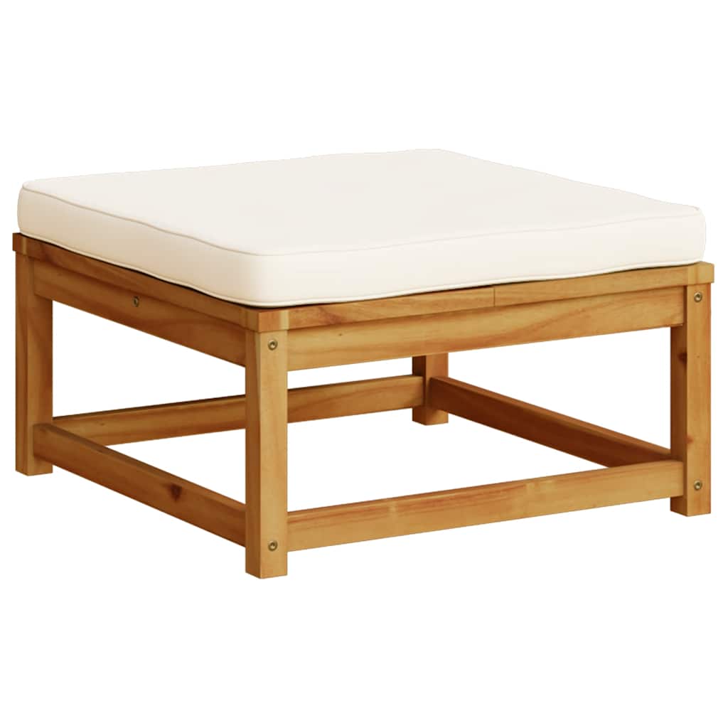 7-tlg. Garten-Lounge-Set mit Kissen Massivholz Akazie