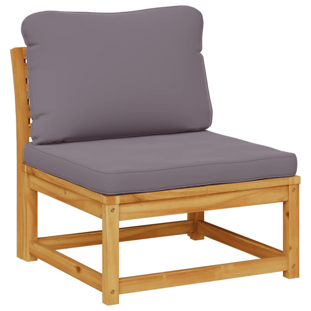 8-tlg. Garten-Lounge-Set mit Kissen Massivholz Akazie