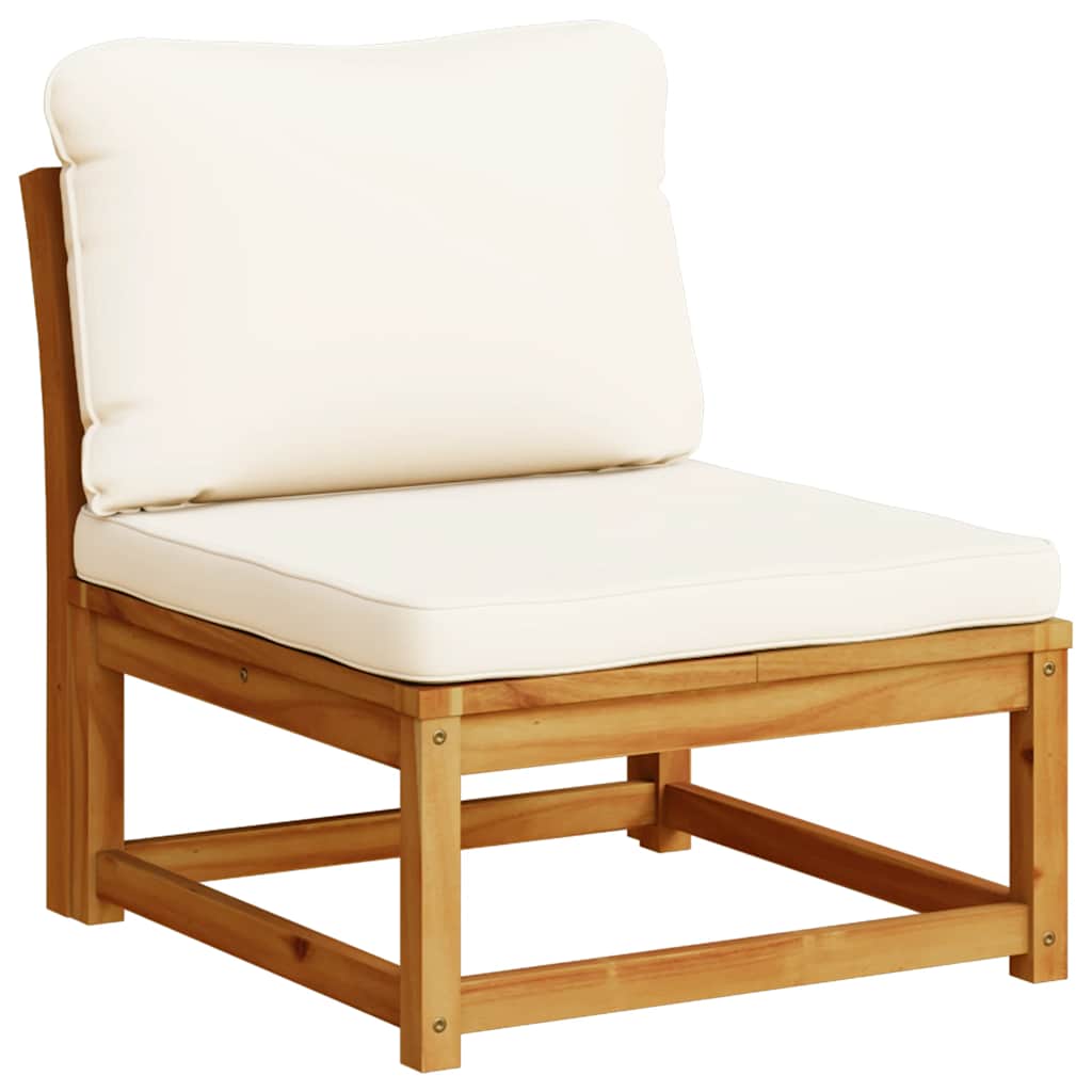 Gartensofa mit Kissen Massivholz Akazie