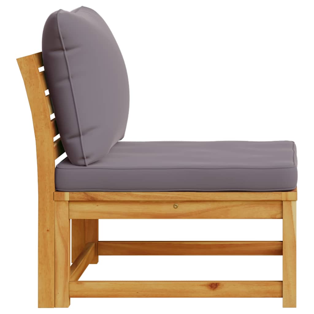 Gartensofa mit Kissen Massivholz Akazie