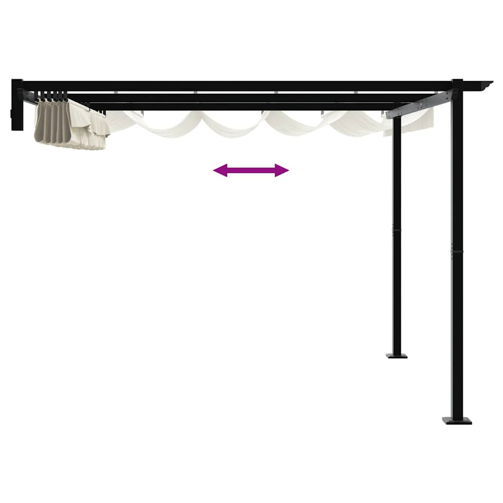 Pavillon Creme 300 x 300 x 200 cm Polyester