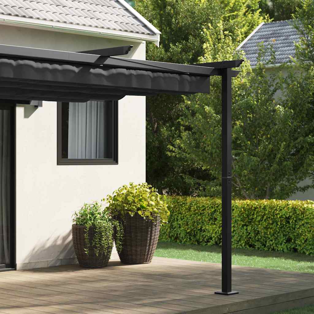 Pavillon Anthrazit 300 x 300 x 200 cm Polyester