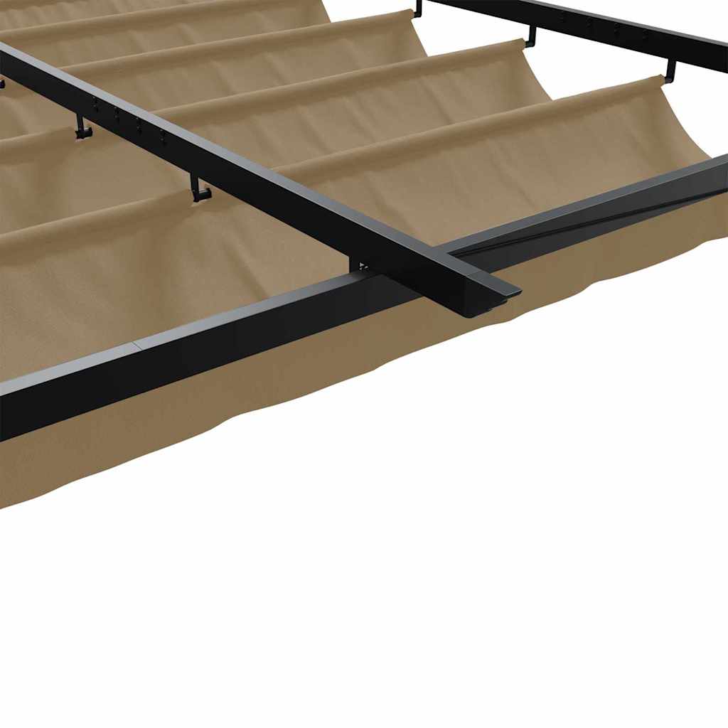 Pavillon Taupe 300 x 300 x 200 cm Polyester
