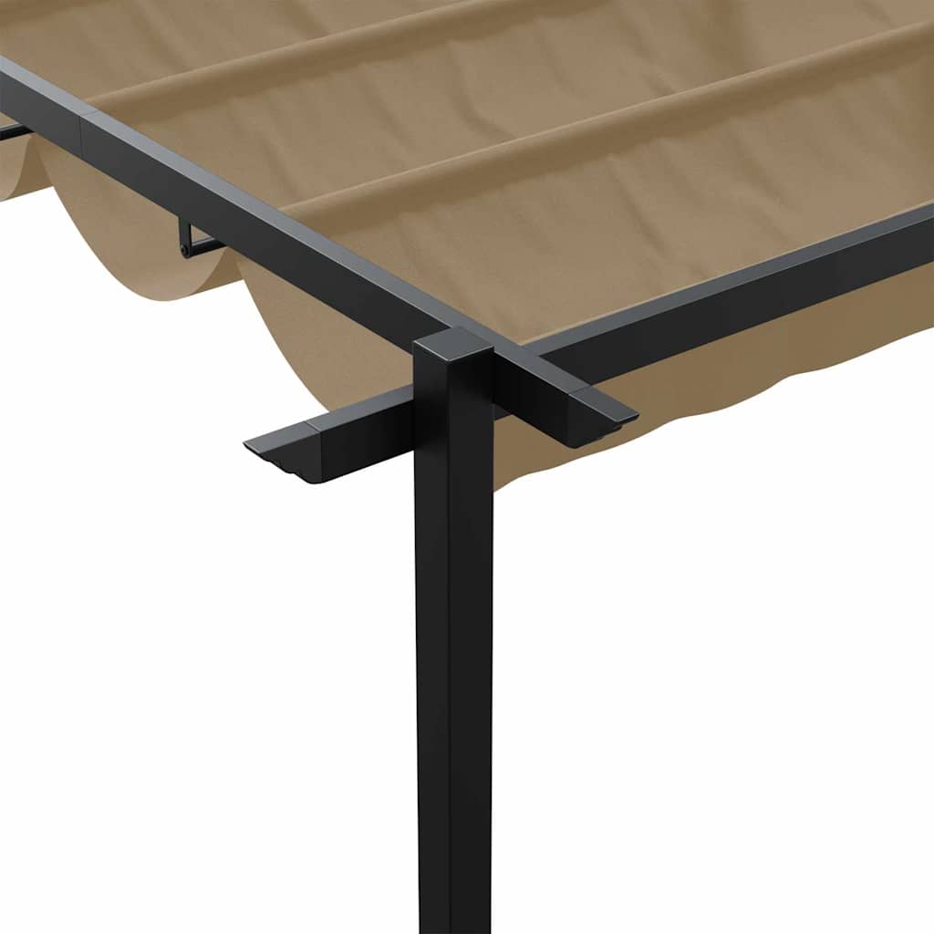 Pavillon Taupe 300 x 300 x 200 cm Polyester