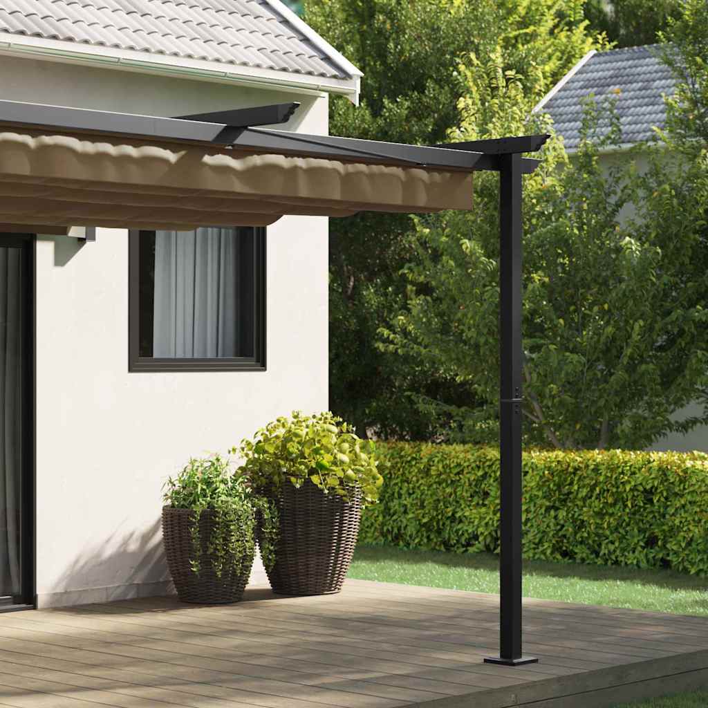 Pavillon Taupe 300 x 300 x 200 cm Polyester