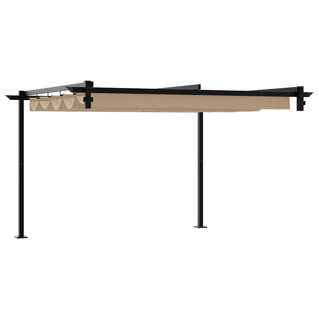 Pavillon Taupe 300 x 300 x 200 cm Polyester