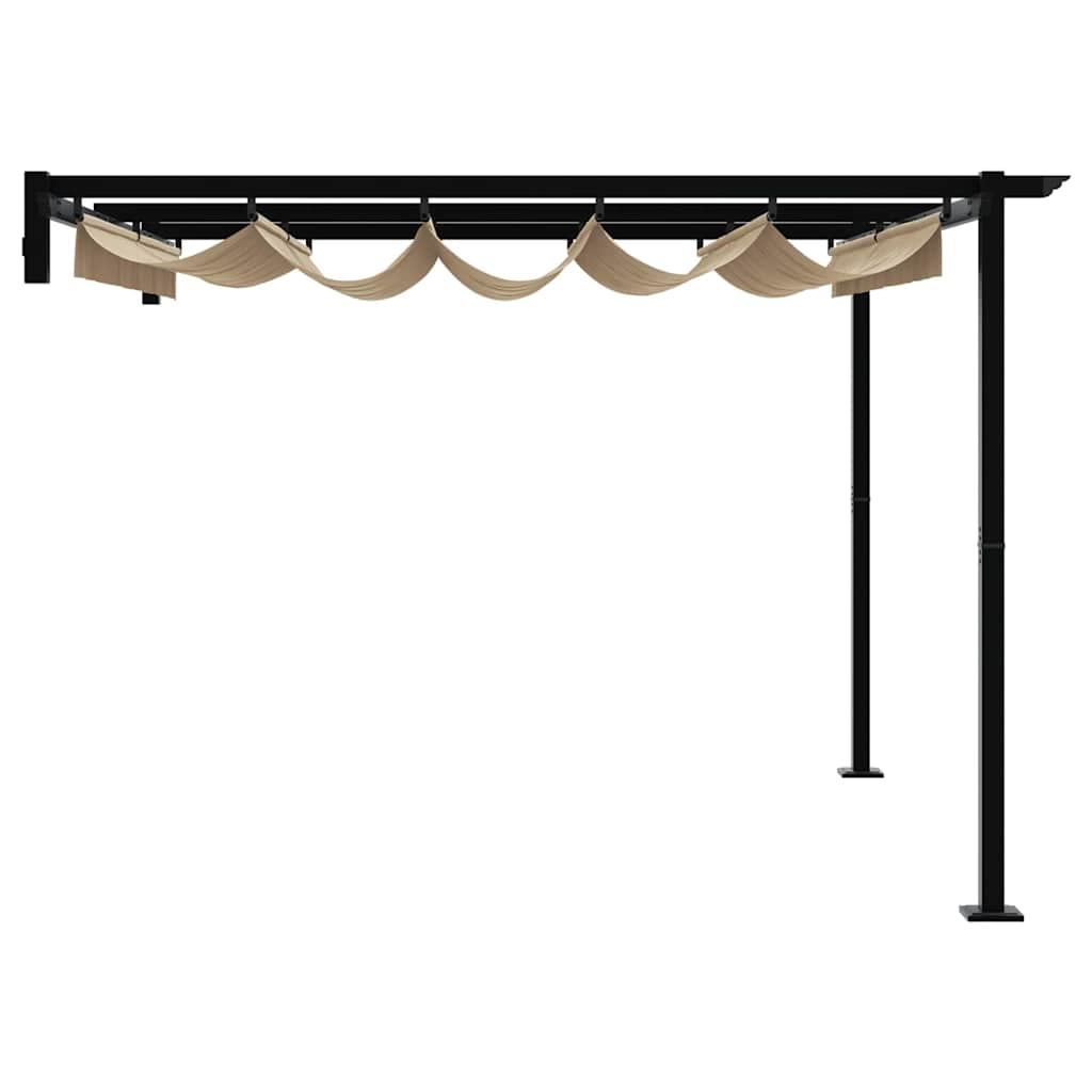 Pavillon Taupe 300 x 300 x 200 cm Polyester