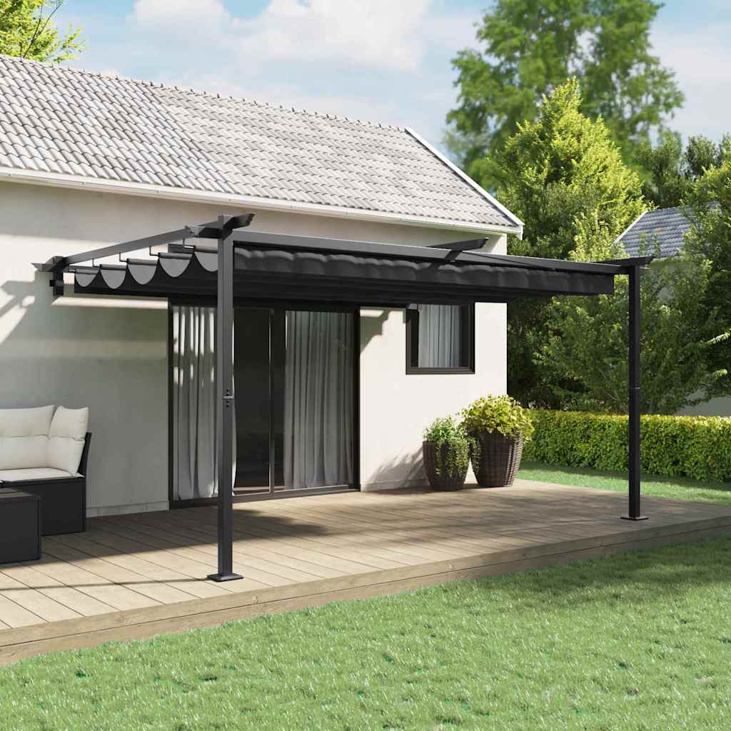 Pavillon Anthrazit 400 x 300 x 200 cm Polyester