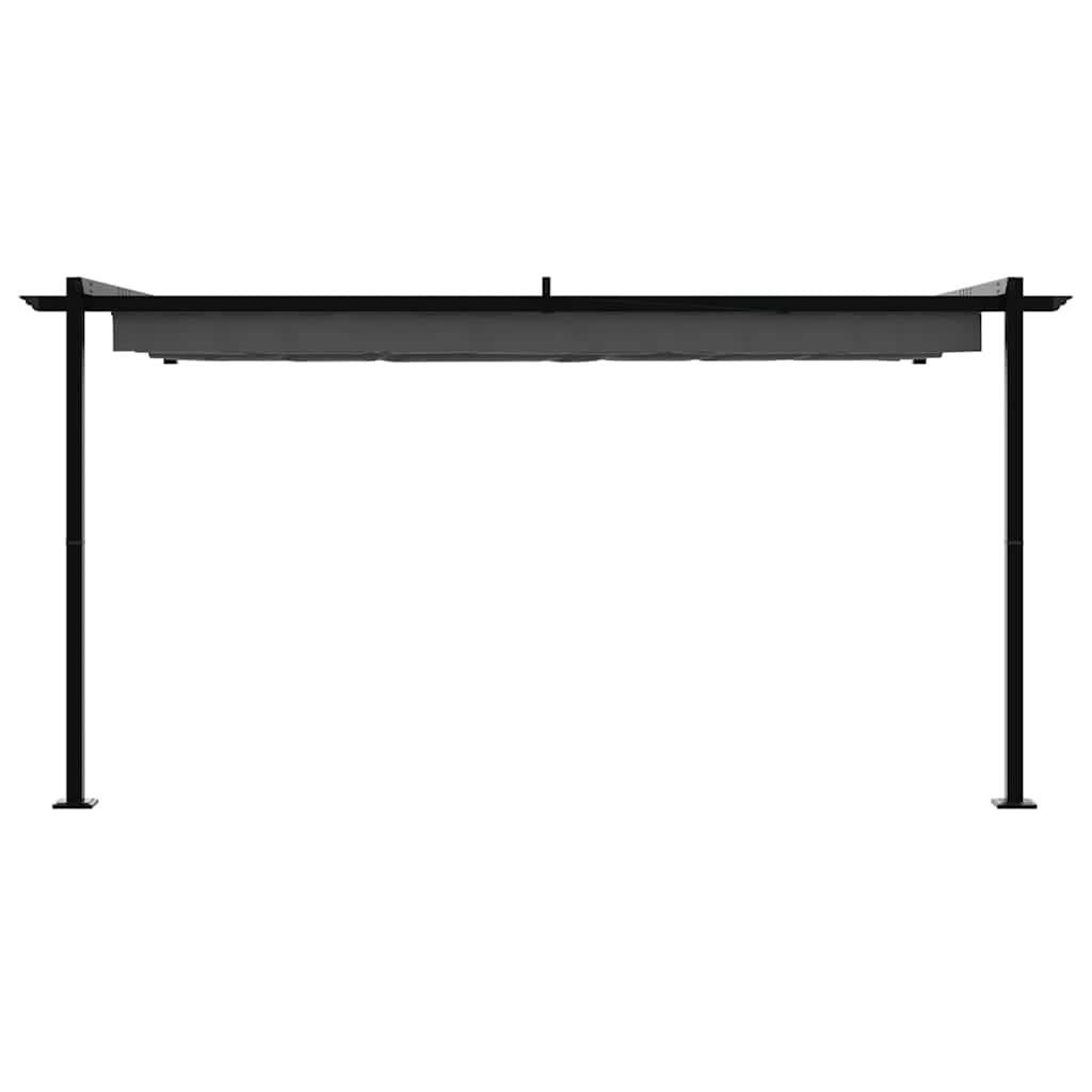 Pavillon Anthrazit 400 x 300 x 200 cm Polyester