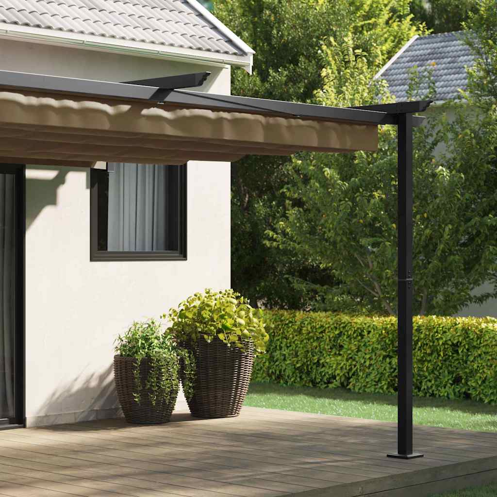Pavillon Taupe 400 x 300 x 200 cm Polyester