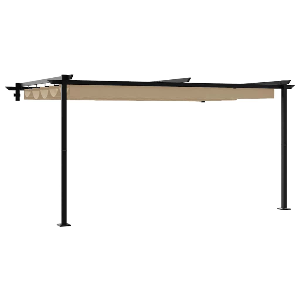 Pavillon Taupe 400 x 300 x 200 cm Polyester