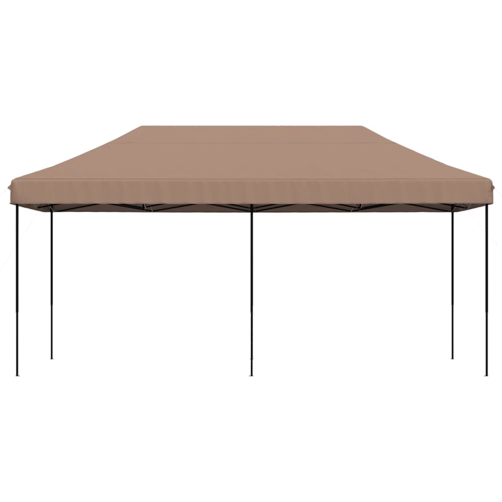 Partyzelt Faltbar Pop-Up Braun 580x292x315 cm