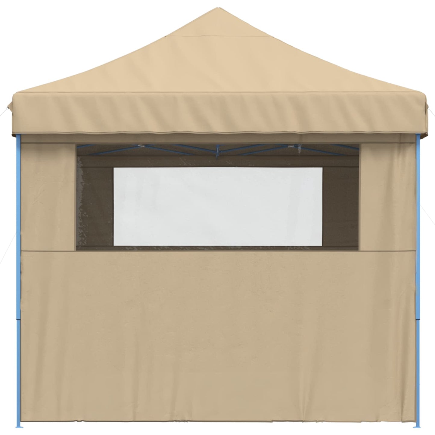 Partyzelt Faltbar Pop-Up mit 4 Seitenteilen Beige