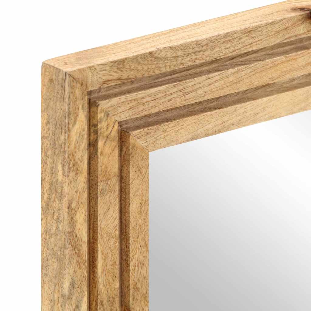 2-tlg. Badmöbel-Set Raues Mangoholz