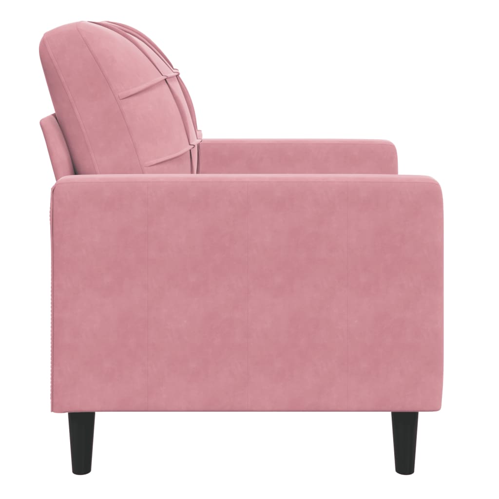 Sessel Rosa 60 cm Samt