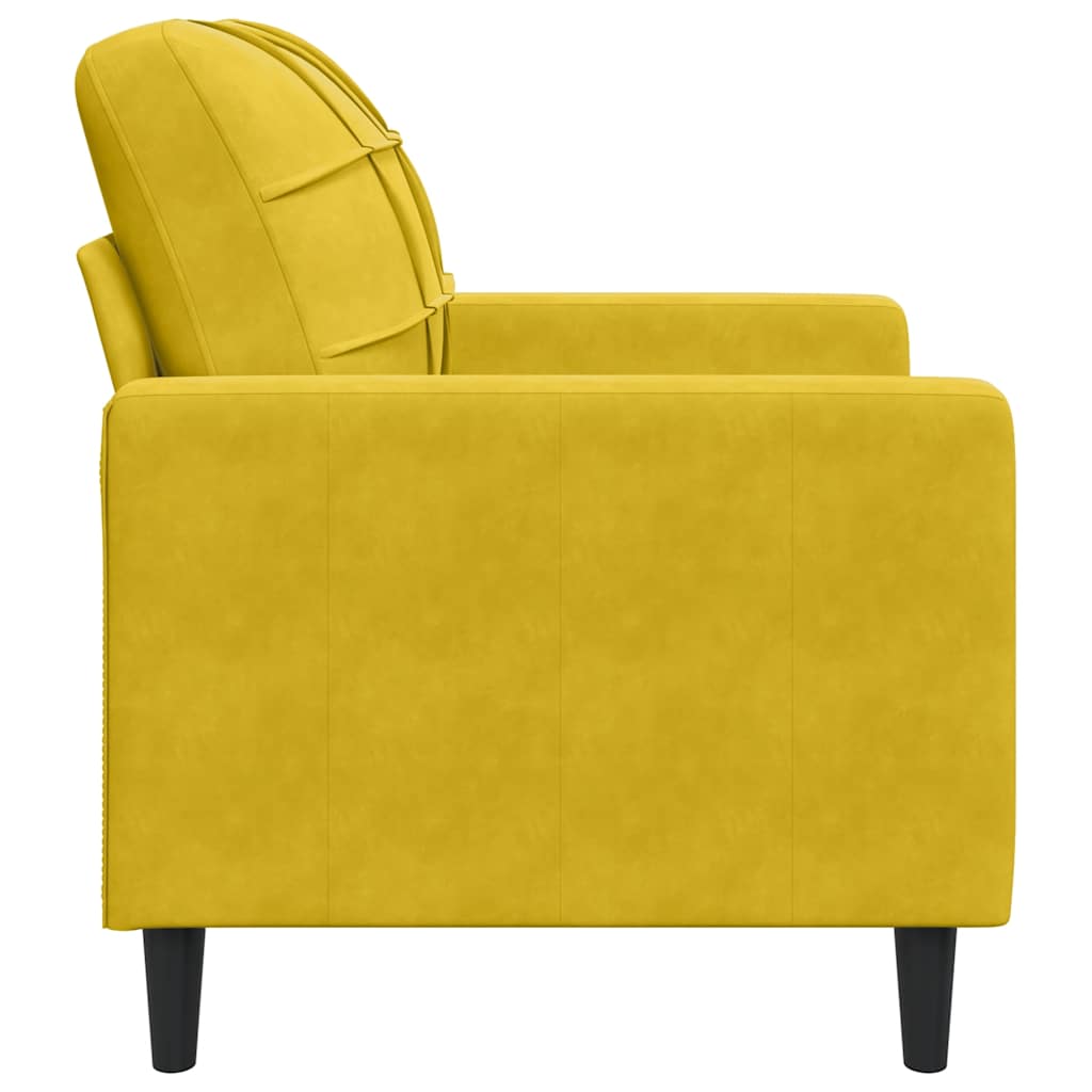 Sessel Gelb 60 cm Samt