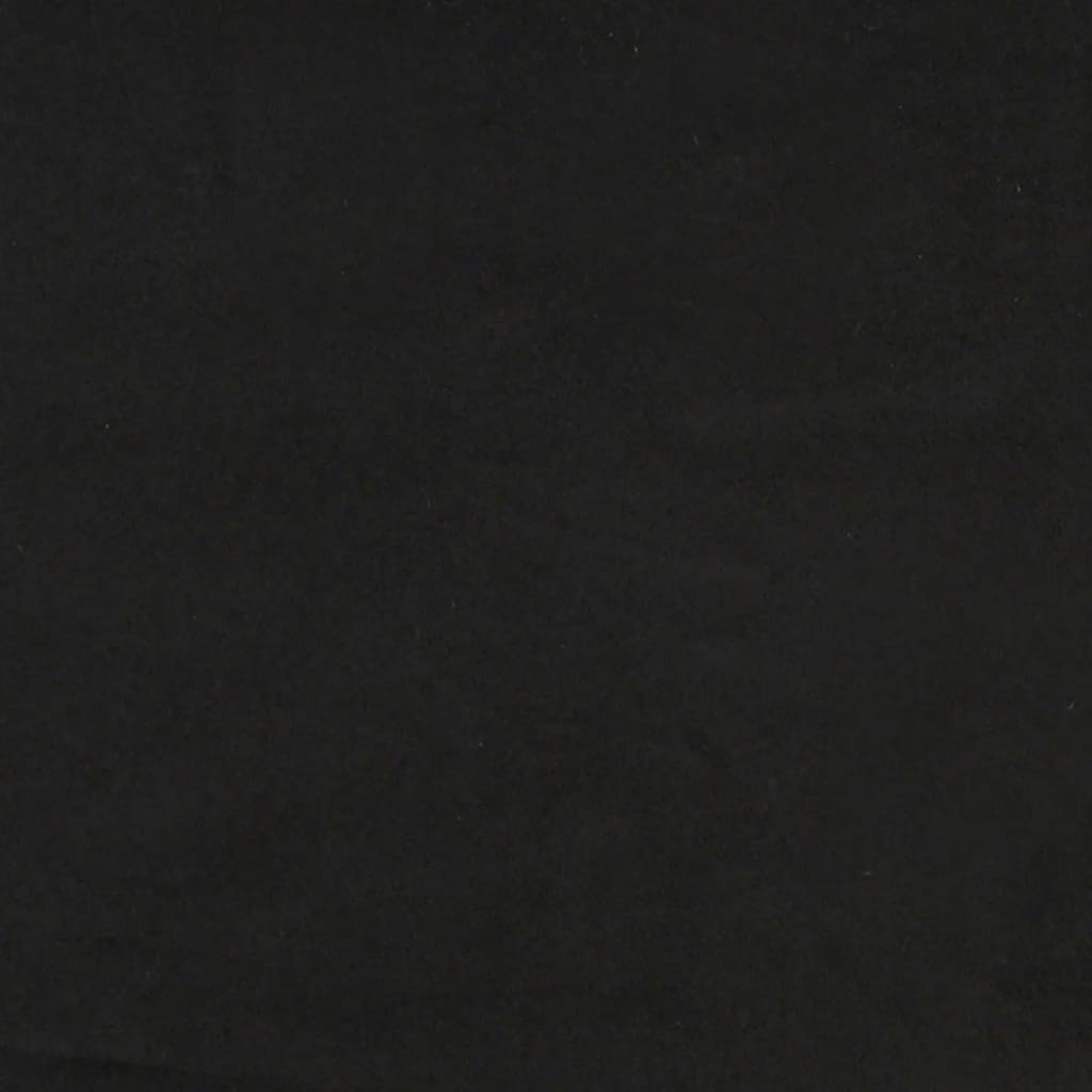 Sessel mit Hocker Schwarz 60 cm Samt
