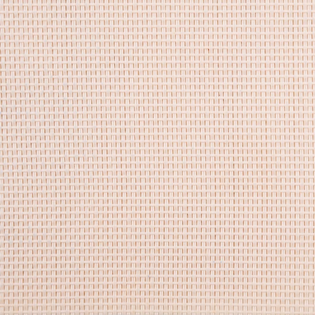 Sonnenliegen 2 Stk. mit Tisch Creme Massivholz Akazie Textilene