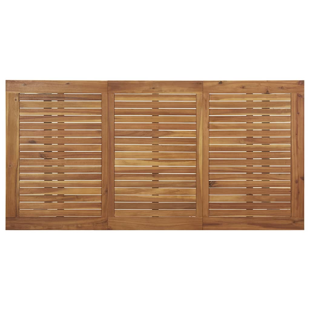 Garten Essgruppe 5 pcs Schwarz Massivholz Akazie