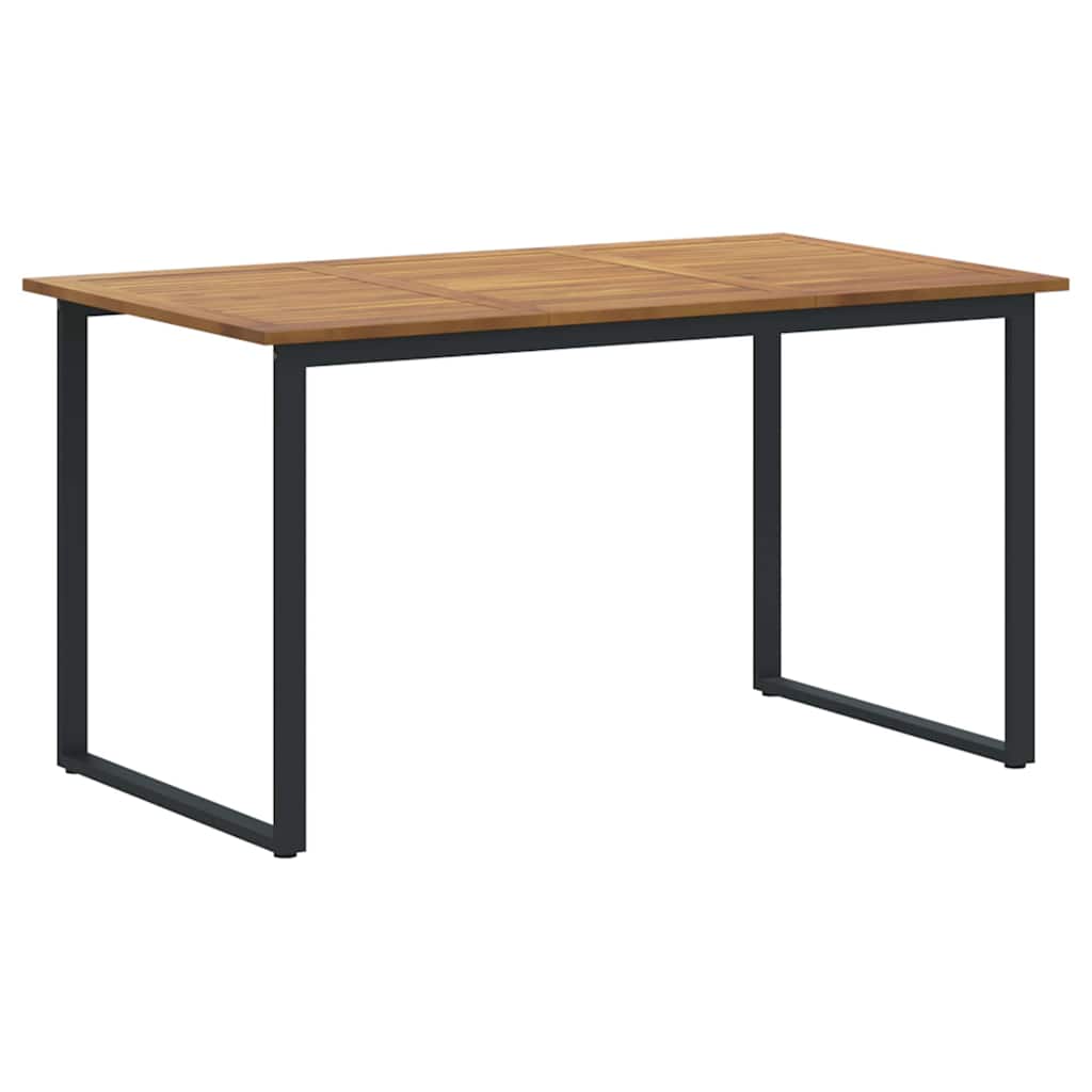 Garten Essgruppe 7 pcs Schwarz Massivholz Akazie