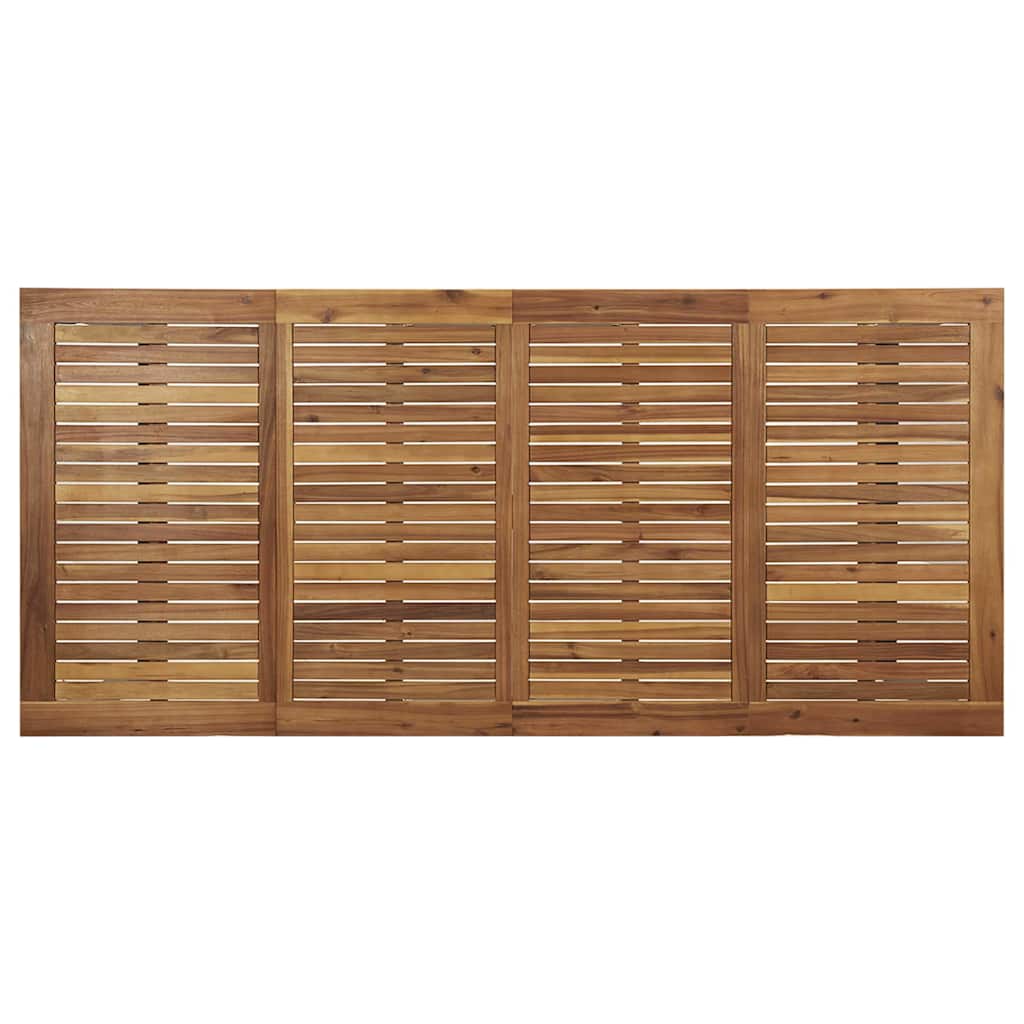 Garten Essgruppe 9 pcs Schwarz Massivholz Akazie