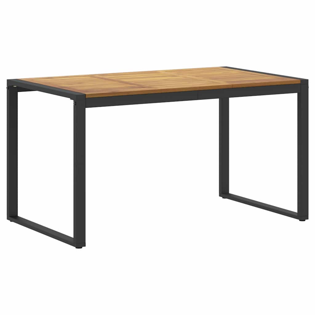 Garten Essgruppe 5 pcs Schwarz Massivholz Akazie