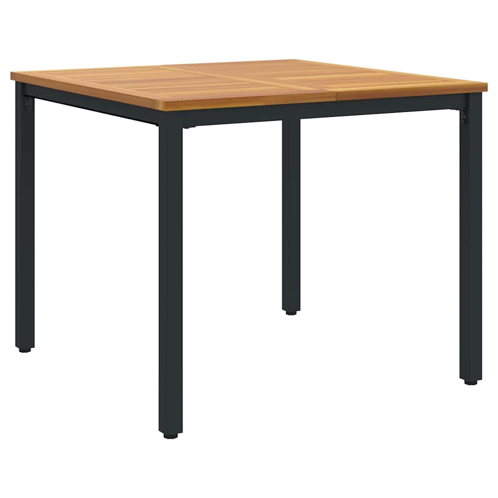 Garten Essgruppe 3 pcs Schwarz Massivholz Akazie