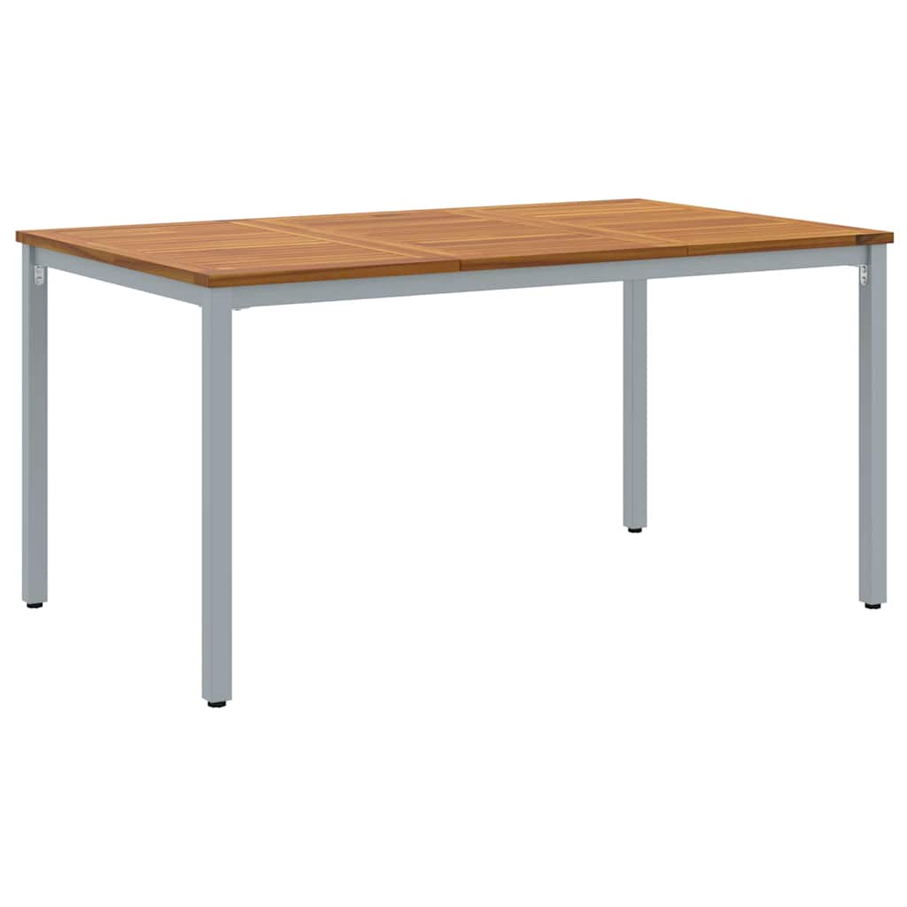 Garten Essgruppe 7 pcs Grau Massivholz Akazie