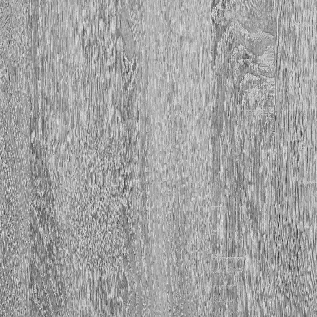 TV-Schrank Grau Sonoma 160x35x41 cm Holzwerkstoff und Metall