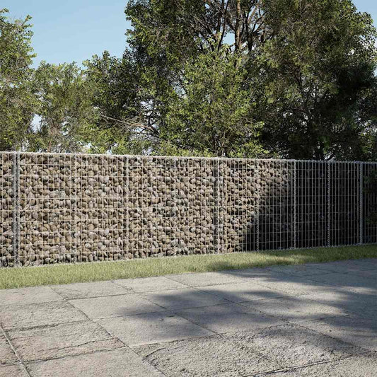 Gabione mit Deckel 850x100x100 cm Verzinktes Eisen