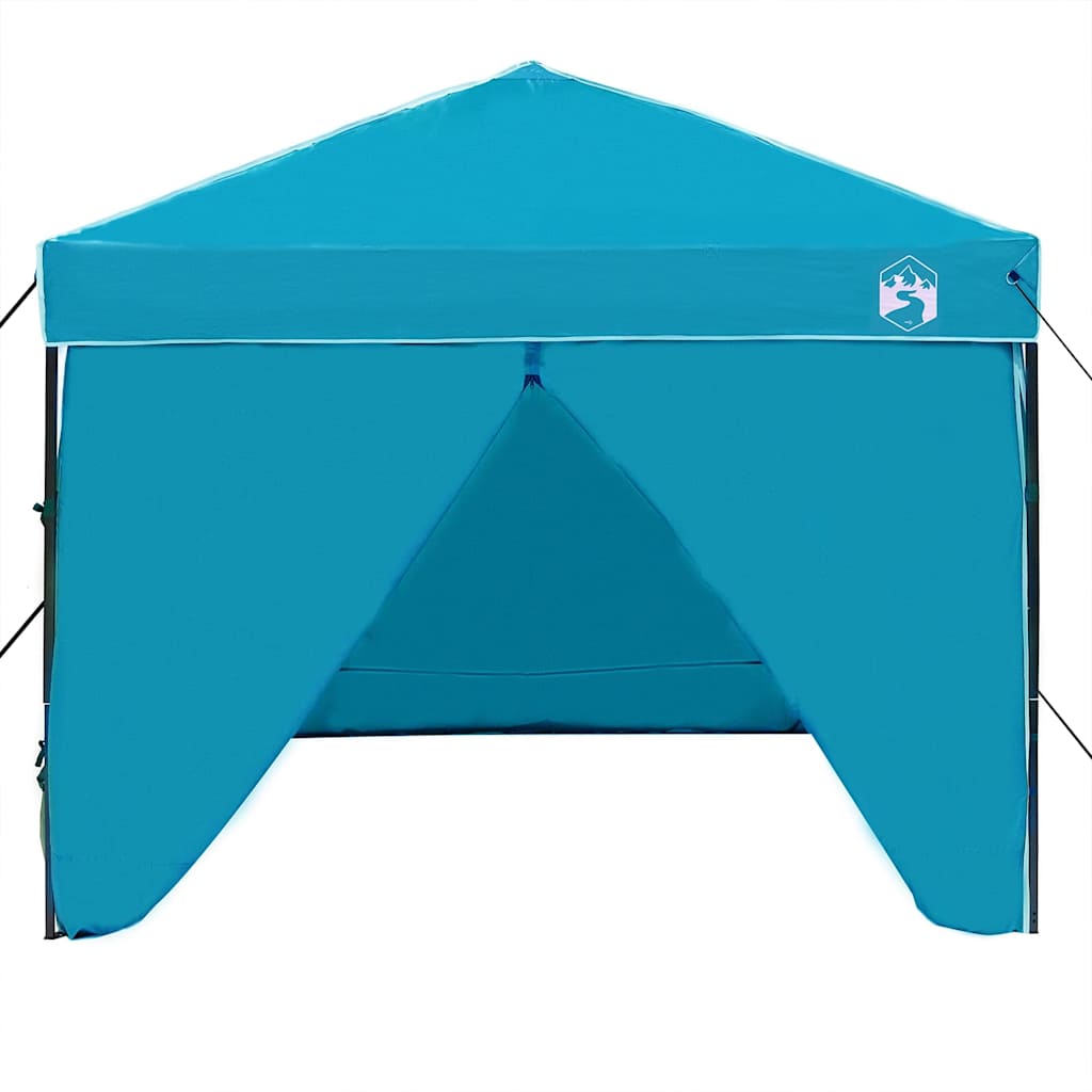Pavillon-Zelt Blau 243 x 243 x 251 cm Stoff