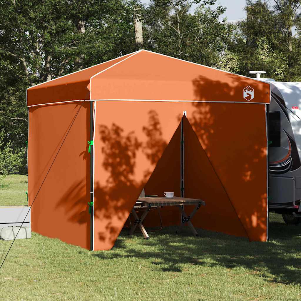 Pavillon-Zelt Orange 243 x 243 x 251 cm Stoff