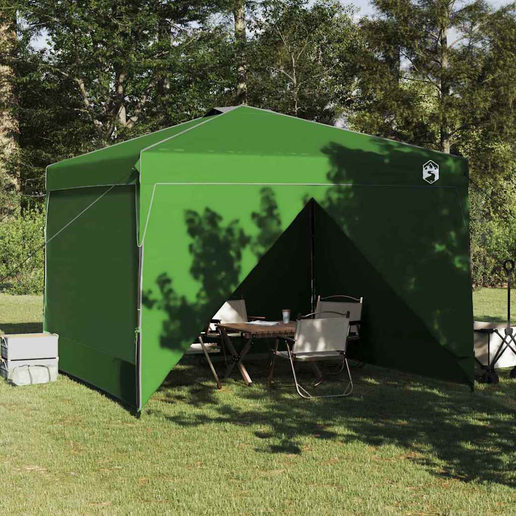 Pavillon-Zelt Grün 290 x 290 x 251 cm Stoff