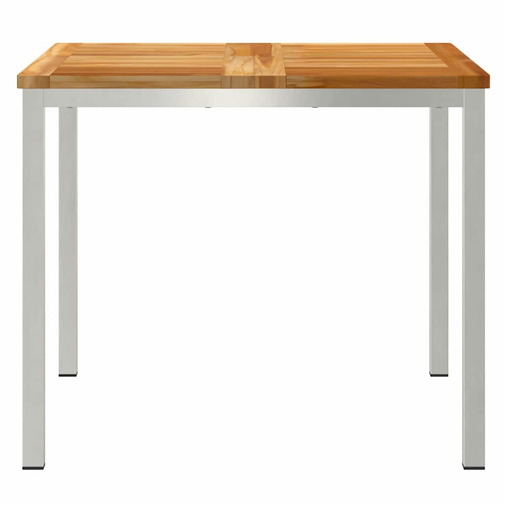 Esstisch Braun 90 x 90 x 75 cm Massivholz Teak