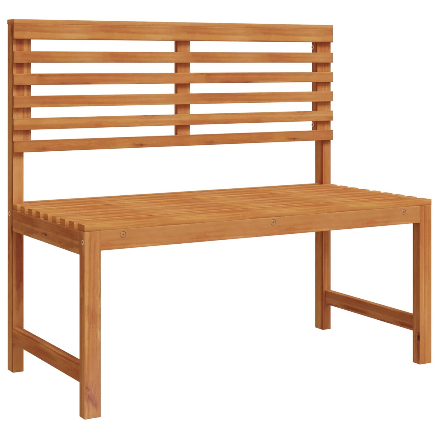 Gartenstuhl Braun 100 x 50 x 91cm Massivholz Akazie
