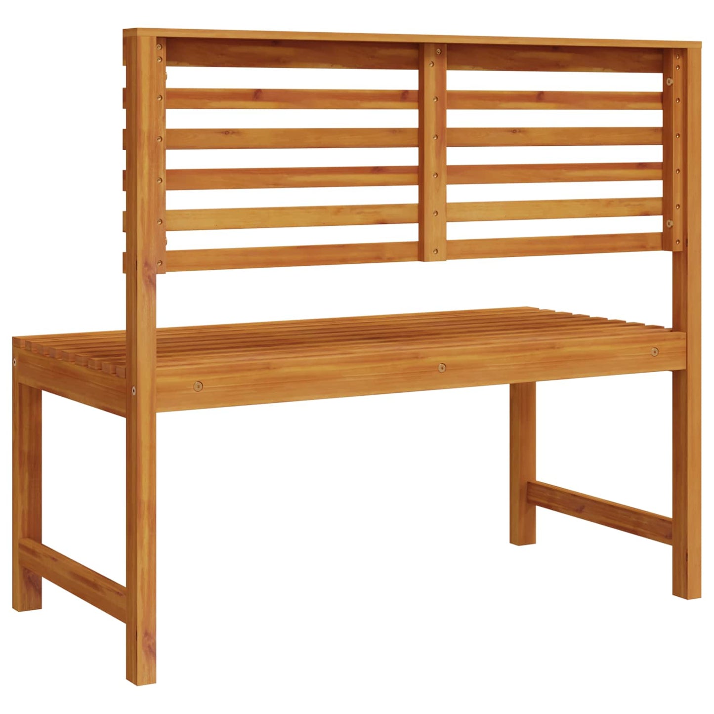 Gartenstuhl Braun 100 x 50 x 91cm Massivholz Akazie