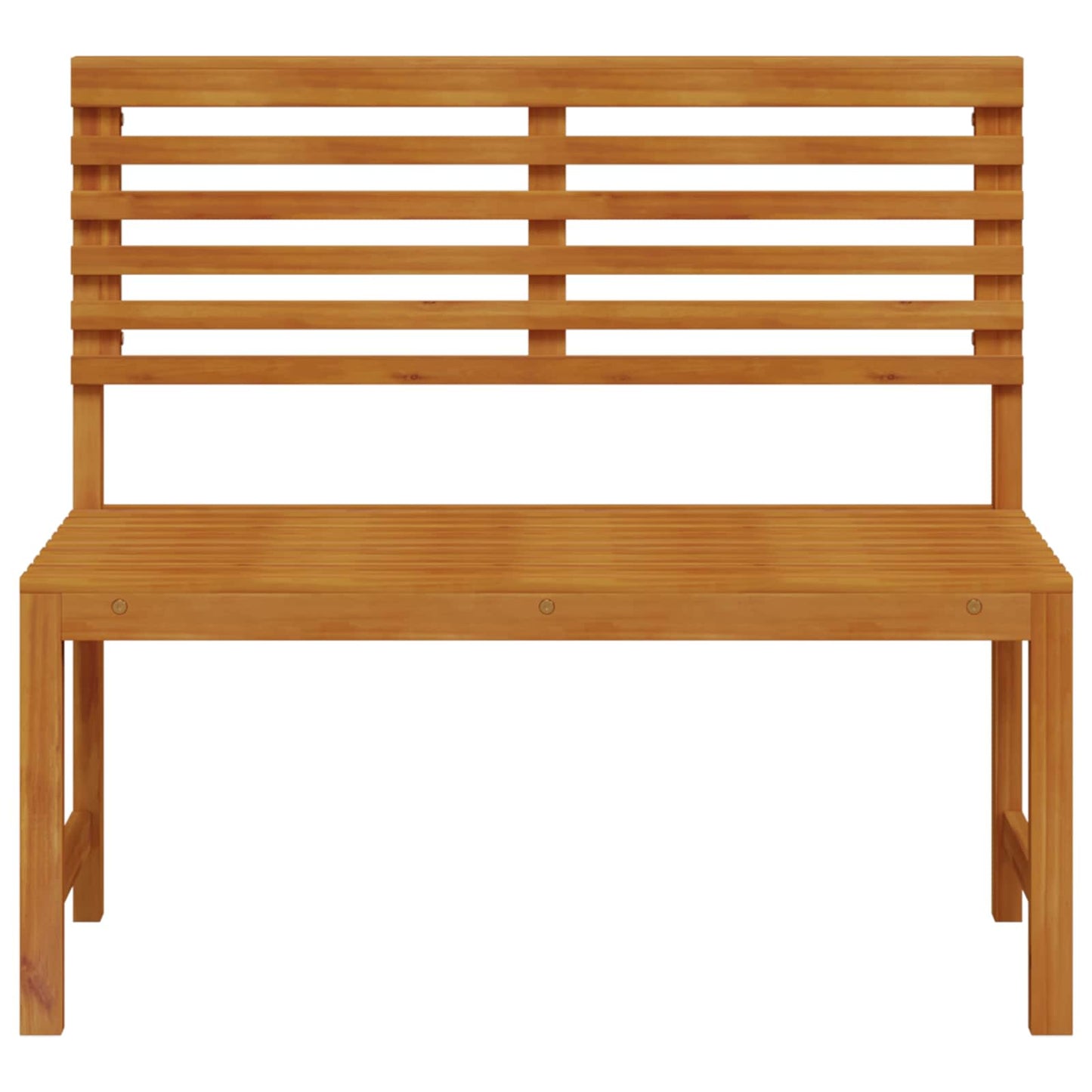 Gartenstuhl Braun 100 x 50 x 91cm Massivholz Akazie