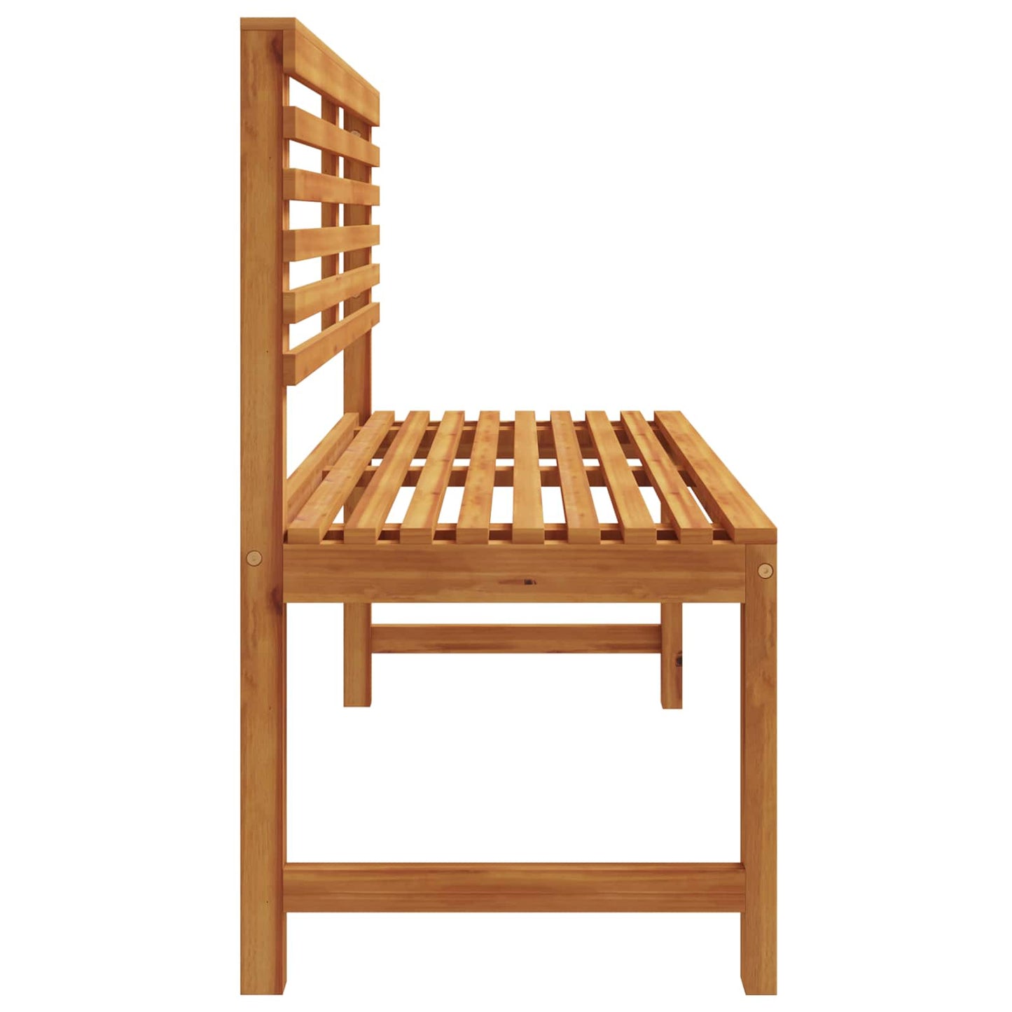 Gartenstuhl Braun 100 x 50 x 91cm Massivholz Akazie