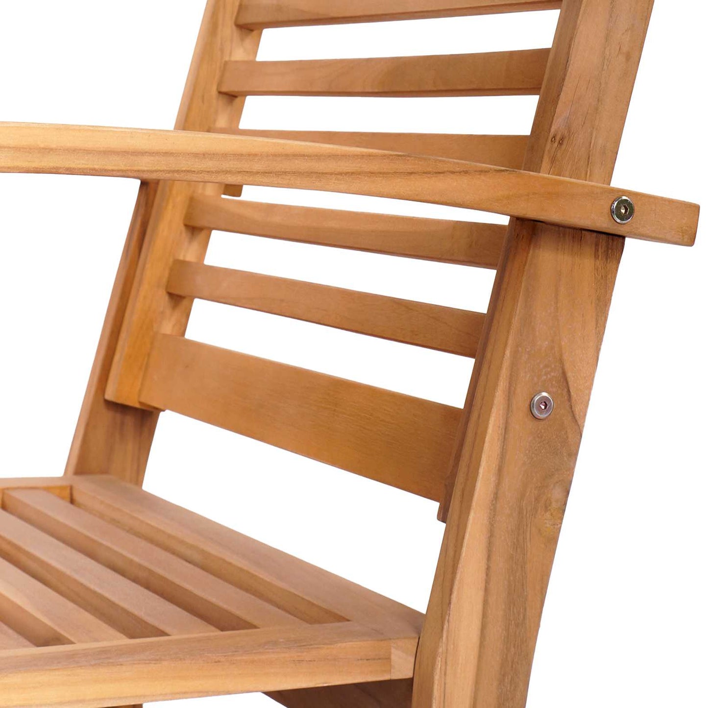 Stuhl 2 Stück Braun 65 x 60 x 76,5 cm Massivholz Teak