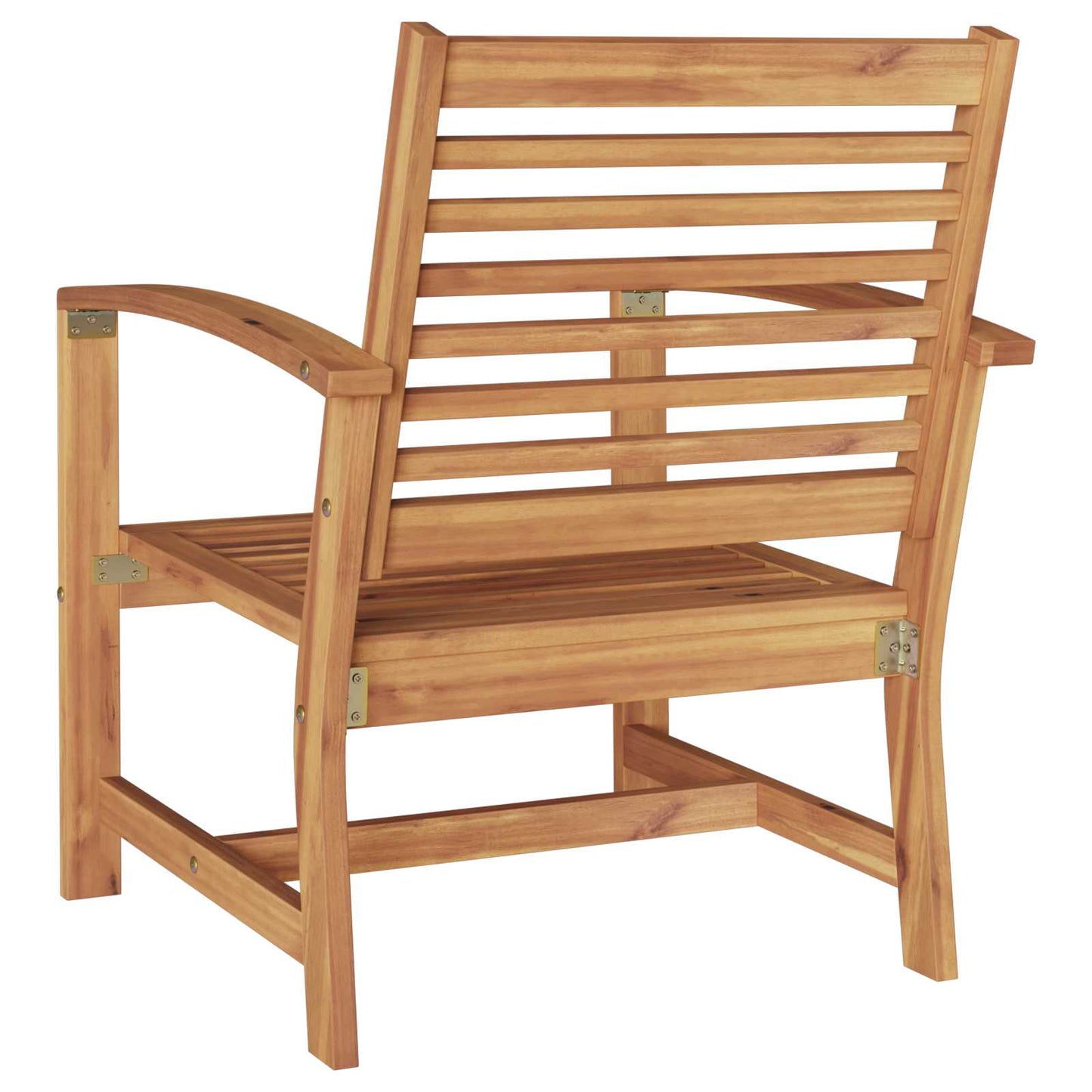 Stuhl 2 Stück Braun 65 x 60 x 76,5 cm Massivholz Teak