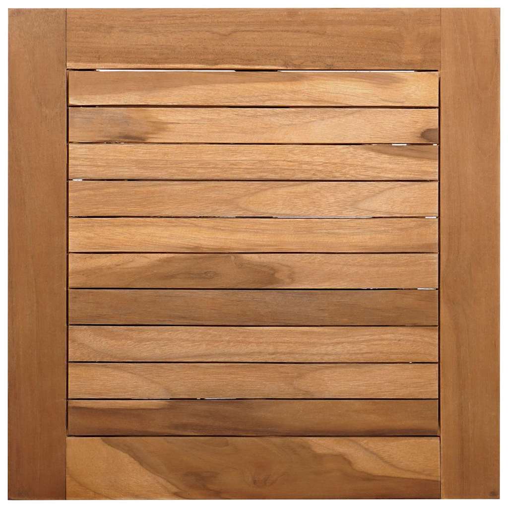Sonnenliege mit Kissen 1-Person 2 pcs Braun Massivholz Teak