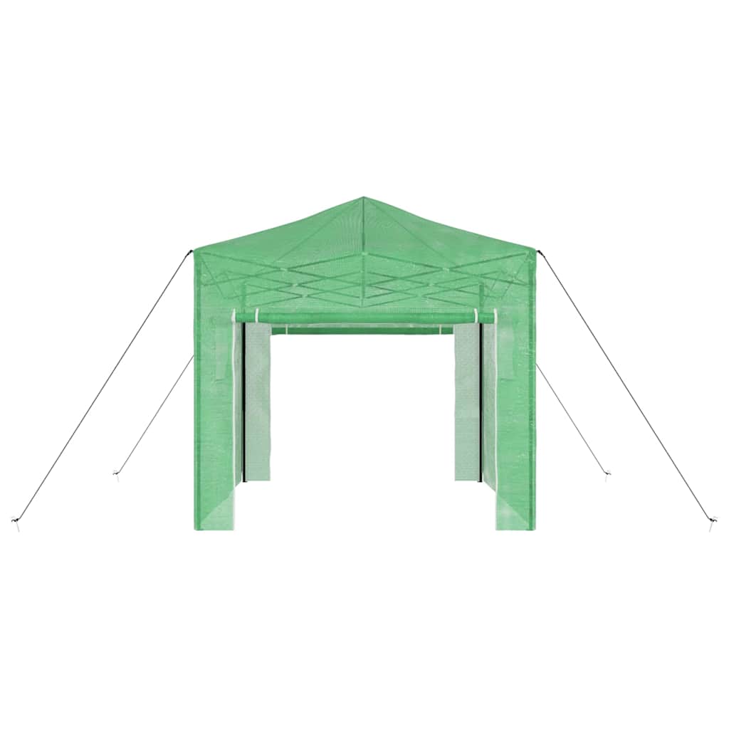 Gewächshaus mit Pop-up-Rahmen Grün 290 x 290 x 315 cm Eisen
