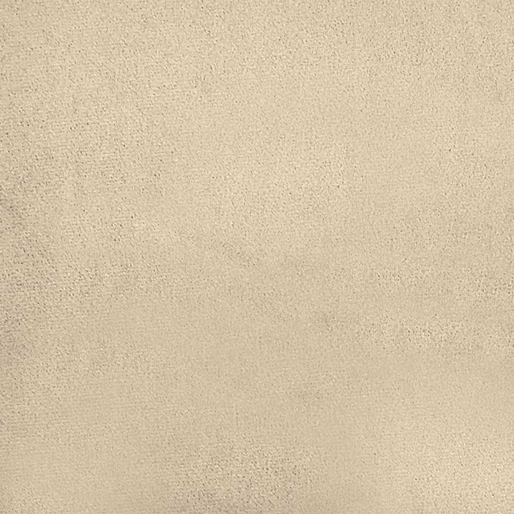 Schlafsofa Ausziehbar Creme 194 x 67 x 82 cm Mikrofaser