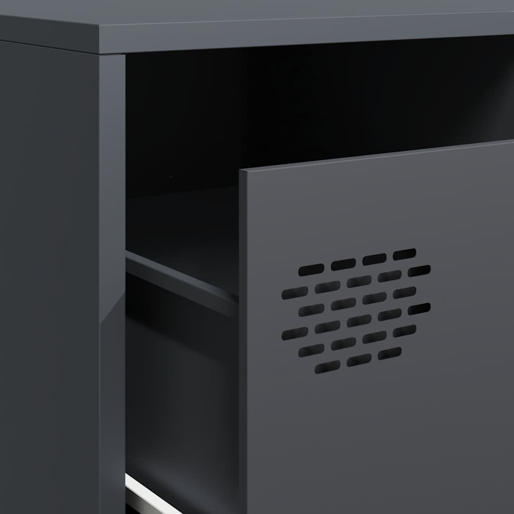TV-Schrank Anthrazit 202x39x43,5 cm Kaltgewalzter Stahl