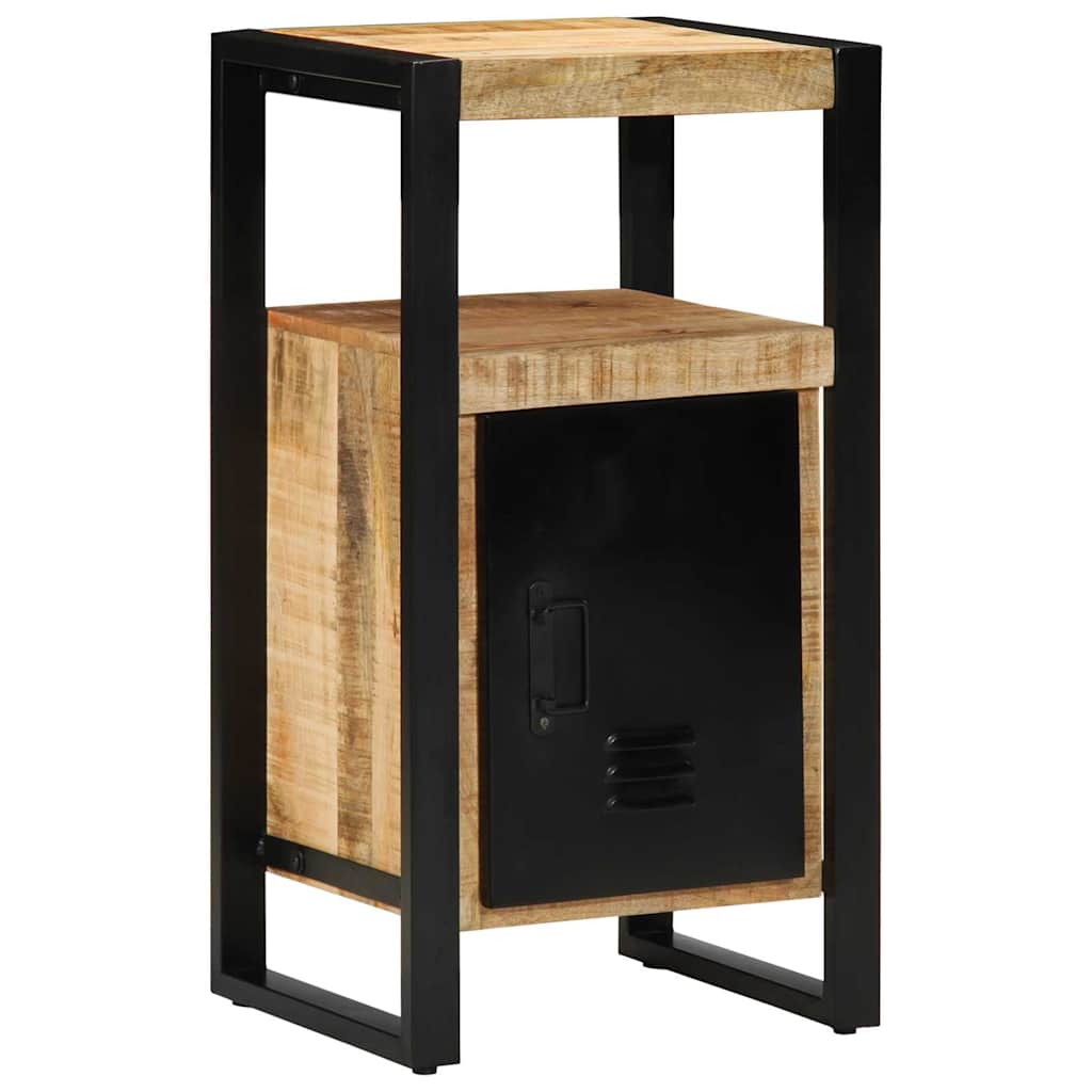 Badezimmermöbel-Set mit Regal 4 pcs Braun Massives Mangoholz